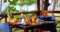 Breakfeast of the Hotel TODO BLANCO - Las Galeras - Dominican Republic
